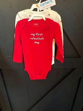 Carter's Red Infant onesie